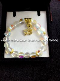 Đá thạch anh trắng thiên nhiên mix phụ kiện