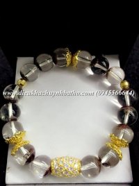 Đá thạch anh trắng thiên nhiên mix phụ kiện