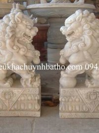 Kỳ lân đá non nước nguyên khối