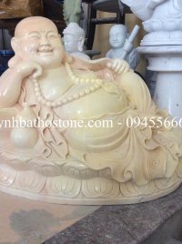 Tượng Phật Di Lặc đá vàng cà rốt