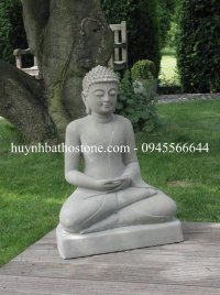 Tượng Phật Thích ca đá sa thạch nguyên khối