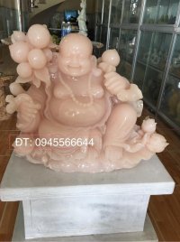 Tượng phật Di Lặc vác cành đào 