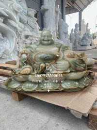 Tượng Phật Di Lặc đá ngọc tự nhiên