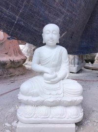 Tượng thánh tăng Sivali đẹp đá nguyên khối