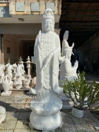 TƯỢNG QUAN ÂM ĐÁ ĐẸP 2,3m