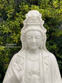Tượng Quan âm bằng đá 2,2m
