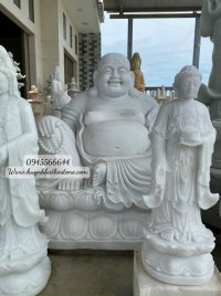 Tượng Phật Di Lặc ngồi vào 1,6m.