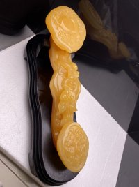 Gậy như ý đá Ngọc tự nhiên loại 1 30cm