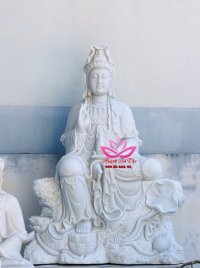 Tượng Phật ngồi quán tự tại tuyệt đẹp 