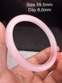 Vòng tay đá Mắt Mèo màu hồng