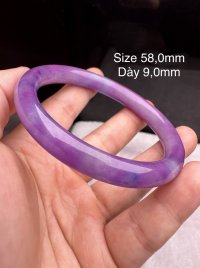 Vòng tay ngọc Cẩm Thạch tím tự nhiên