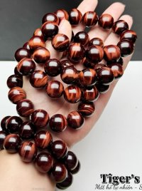 Vòng tay đá Mắt hổ size 16li tự nhiên.