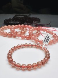 Vòng tay thạch anh dâu tây