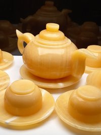 Bộ ấm tách trà đá Ngọc Hoàng Long 6ly.