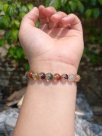 Vòng ưu linh đa sắc phân tầng trong suốt 7li đẹp