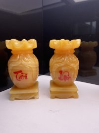 Túi tiền tài Lộc - có đế đá luôn - vàng rực nữa- Cao 12cm. Nặng 800gr- đá ngọc loại đẹp