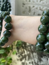 Vòng tay Ngọc bích Canada tự nhiên 16mm