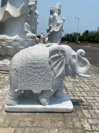 Tượng voi đá tuyệt đẹp 1,45m 