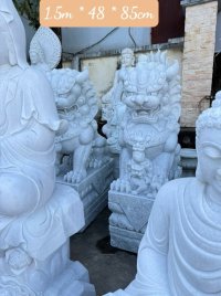 Kỳ lân đá non nước cao 1,5m