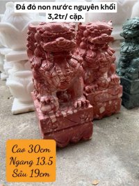 Kỳ lân đá đỏ - kỳ lân mệnh hỏa và thổ 